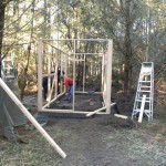 Scouts building new aviary Jan 2016 (6)